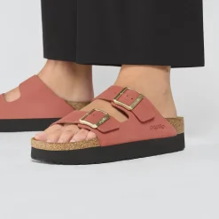 Birkenstock Two-Strap Sandals<Arizona Platform Mars Red
