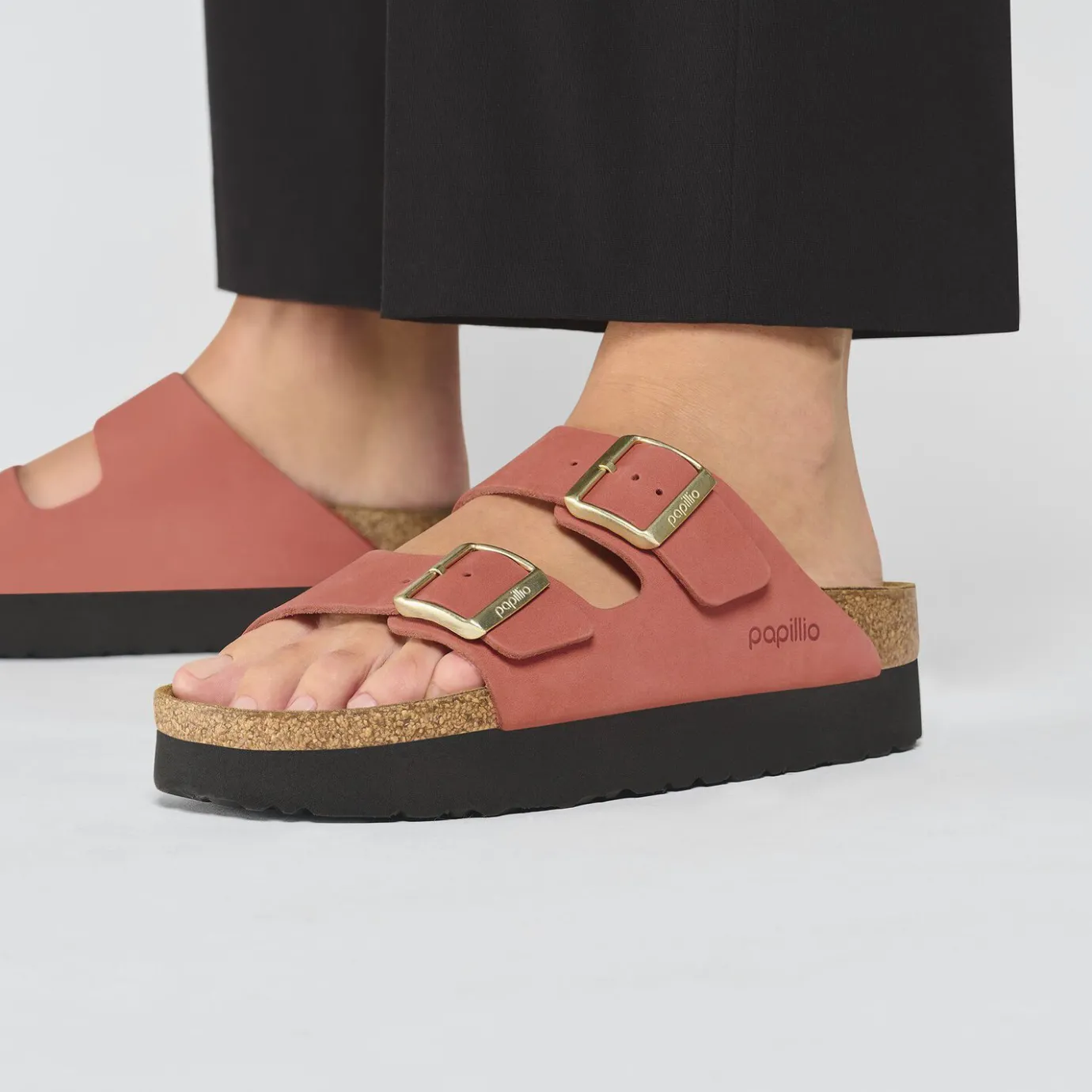 Birkenstock Two-Strap Sandals<Arizona Platform Mars Red