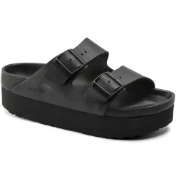 Birkenstock Two-Strap Sandals<Arizona Platform Black