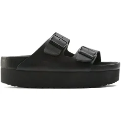 Birkenstock Two-Strap Sandals<Arizona Platform Black