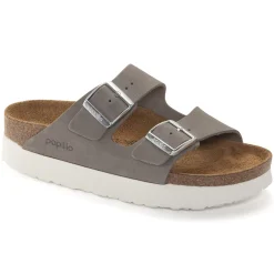 Birkenstock Two-Strap Sandals<Arizona Platform Dove Gray