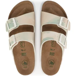 Birkenstock Two-Strap Sandals<Arizona Platform Vegan Watercolor Pink/Blue