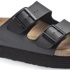Birkenstock Two-Strap Sandals<Arizona Platform Vegan Black