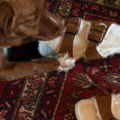 Birkenstock Two-Strap Sandals<Arizona Shearling Mink