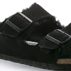 Birkenstock Two-Strap Sandals<Arizona Shearling Black