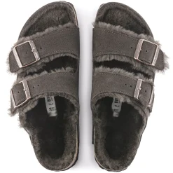Birkenstock Two-Strap Sandals<Arizona Shearling Mocha