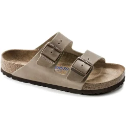 Birkenstock Two-Strap Sandals<Arizona Soft Footbed Tobacco Brown