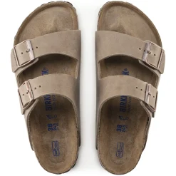 Birkenstock Two-Strap Sandals<Arizona Soft Footbed Tobacco Brown