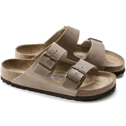 Birkenstock Two-Strap Sandals<Arizona Soft Footbed Tobacco Brown