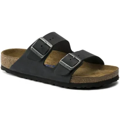 Birkenstock Two-Strap Sandals<Arizona Soft Footbed Black
