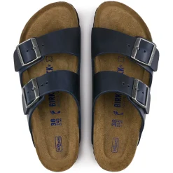 Birkenstock Two-Strap Sandals<Arizona Soft Footbed Blue