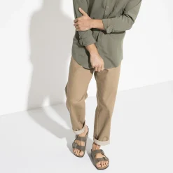 Birkenstock Two-Strap Sandals<Arizona Soft Footbed Faded Khaki