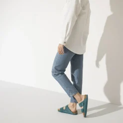 Birkenstock Two-Strap Sandals<Arizona Soft Footbed Dark Teal
