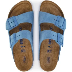 Birkenstock Two-Strap Sandals<Arizona Soft Footbed Blau