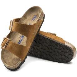 Birkenstock Two-Strap Sandals<Arizona Soft Footbed Mink
