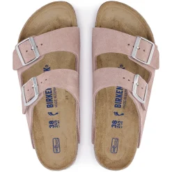 Birkenstock Two-Strap Sandals<Arizona Soft Footbed Pink Clay