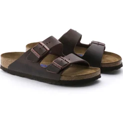 Birkenstock Two-Strap Sandals<Arizona Soft Footbed Habana