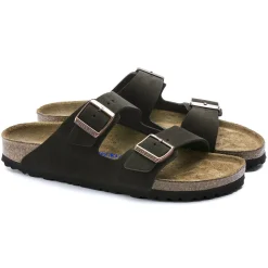 Birkenstock Two-Strap Sandals<Arizona Soft Footbed Mocha