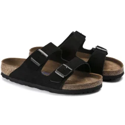 Birkenstock Two-Strap Sandals<Arizona Soft Footbed Black