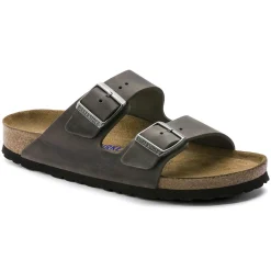 Birkenstock Two-Strap Sandals<Arizona Soft Footbed Iron
