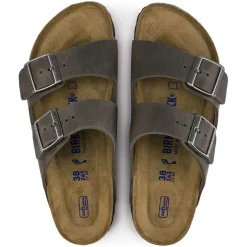 Birkenstock Two-Strap Sandals<Arizona Soft Footbed Iron