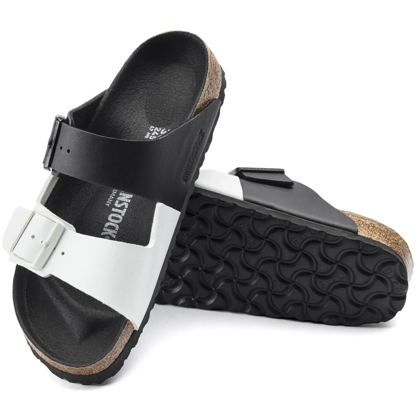 Birkenstock Two-Strap Sandals<Arizona Split Black/White