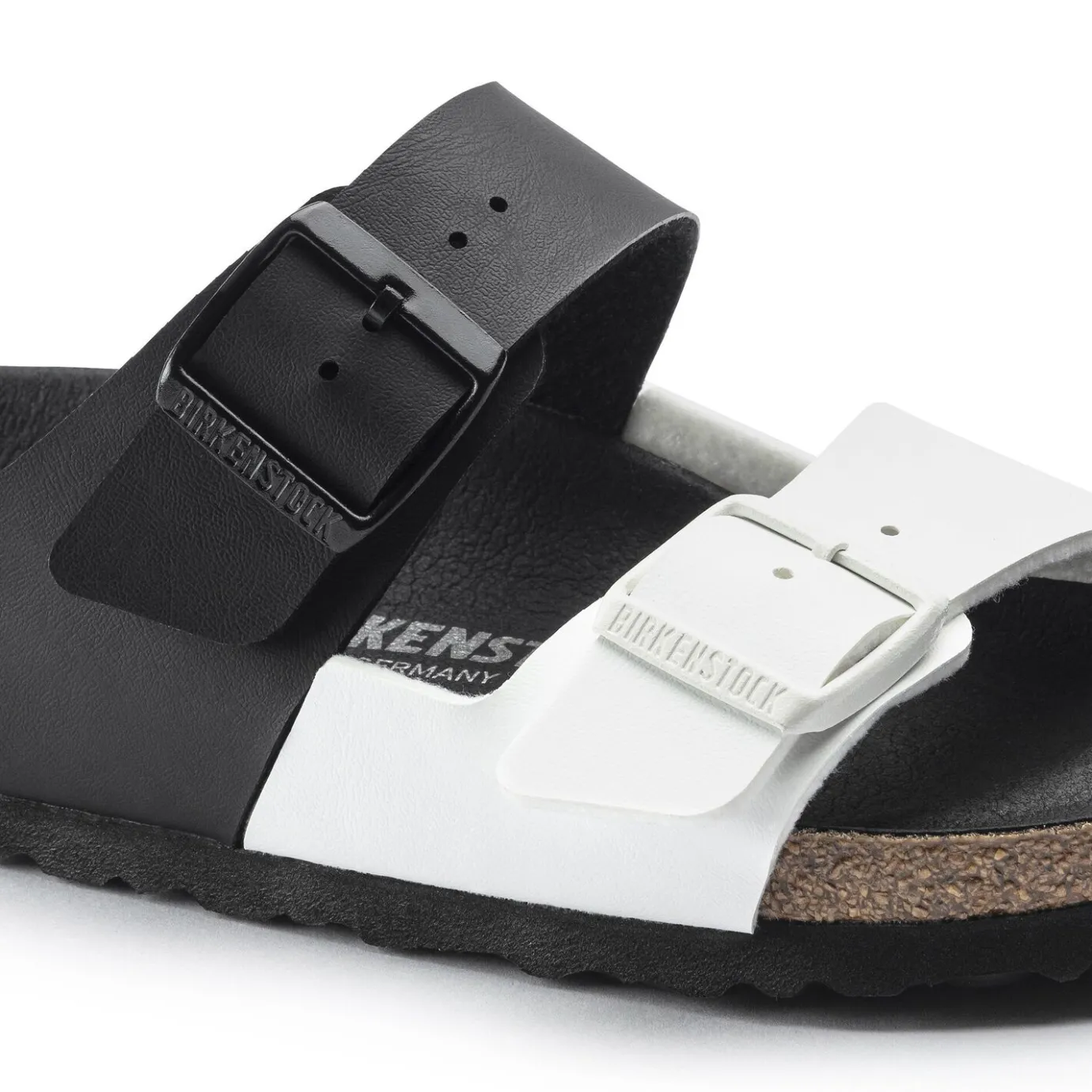 Birkenstock Two-Strap Sandals<Arizona Split Black/White