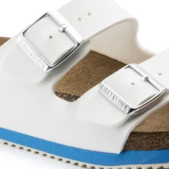 Birkenstock Two-Strap Sandals<Arizona Super Grip White