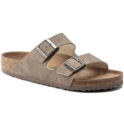 Birkenstock Two-Strap Sandals<Arizona Vegan Desert Dust Gray Taupe