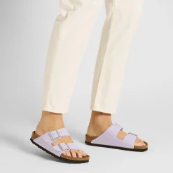 Birkenstock Two-Strap Sandals<Arizona Vegan Soft Birki Vegan Purple Fog