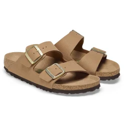 Birkenstock Two-Strap Sandals<Arizona Vegan Soft Birki Vegan Pecan
