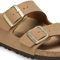 Birkenstock Two-Strap Sandals<Arizona Vegan Soft Birki Vegan Pecan