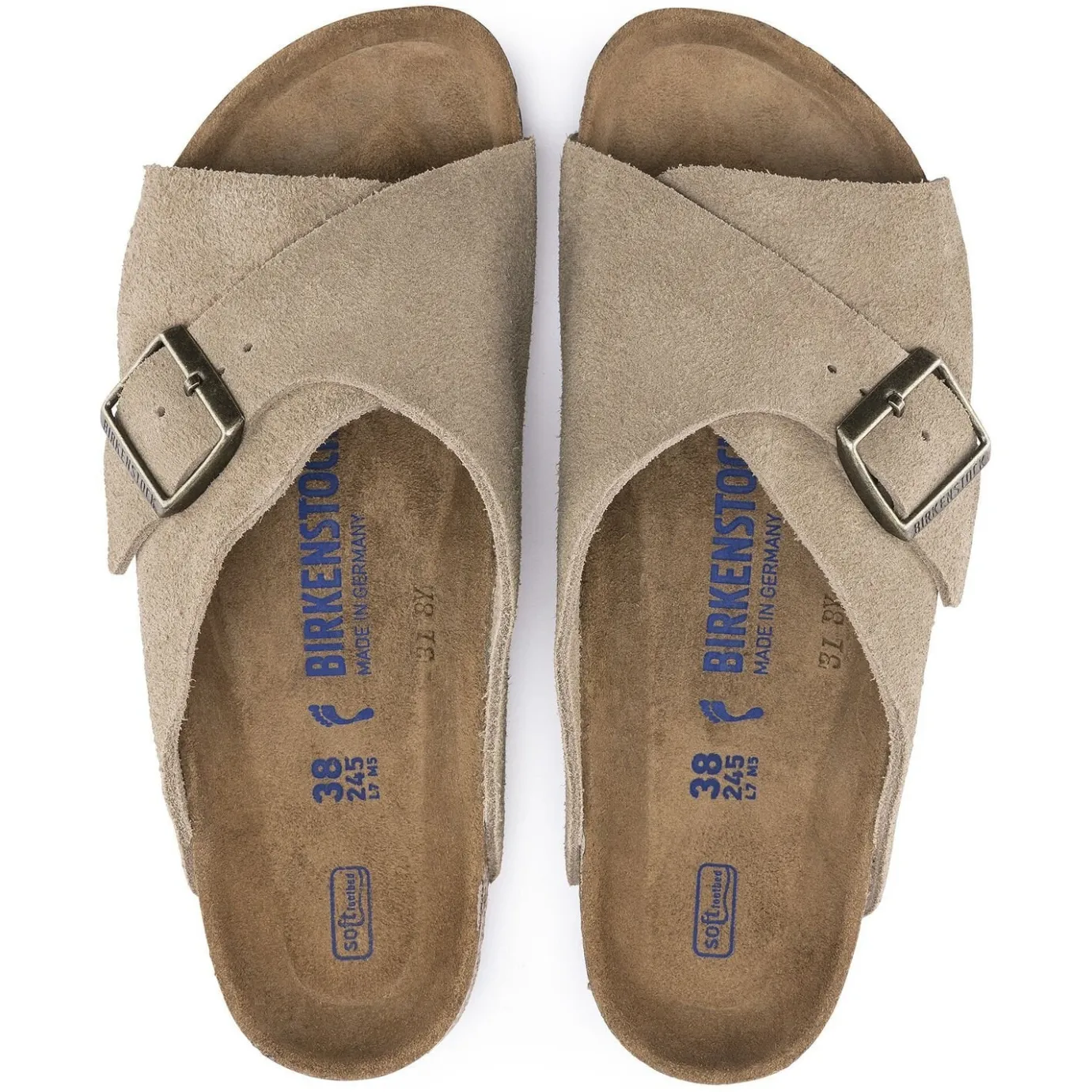 Birkenstock One-Strap Sandals<Arosa Soft Footbed Taupe