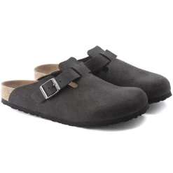 Birkenstock Clogs<Boston Desert Dust Black