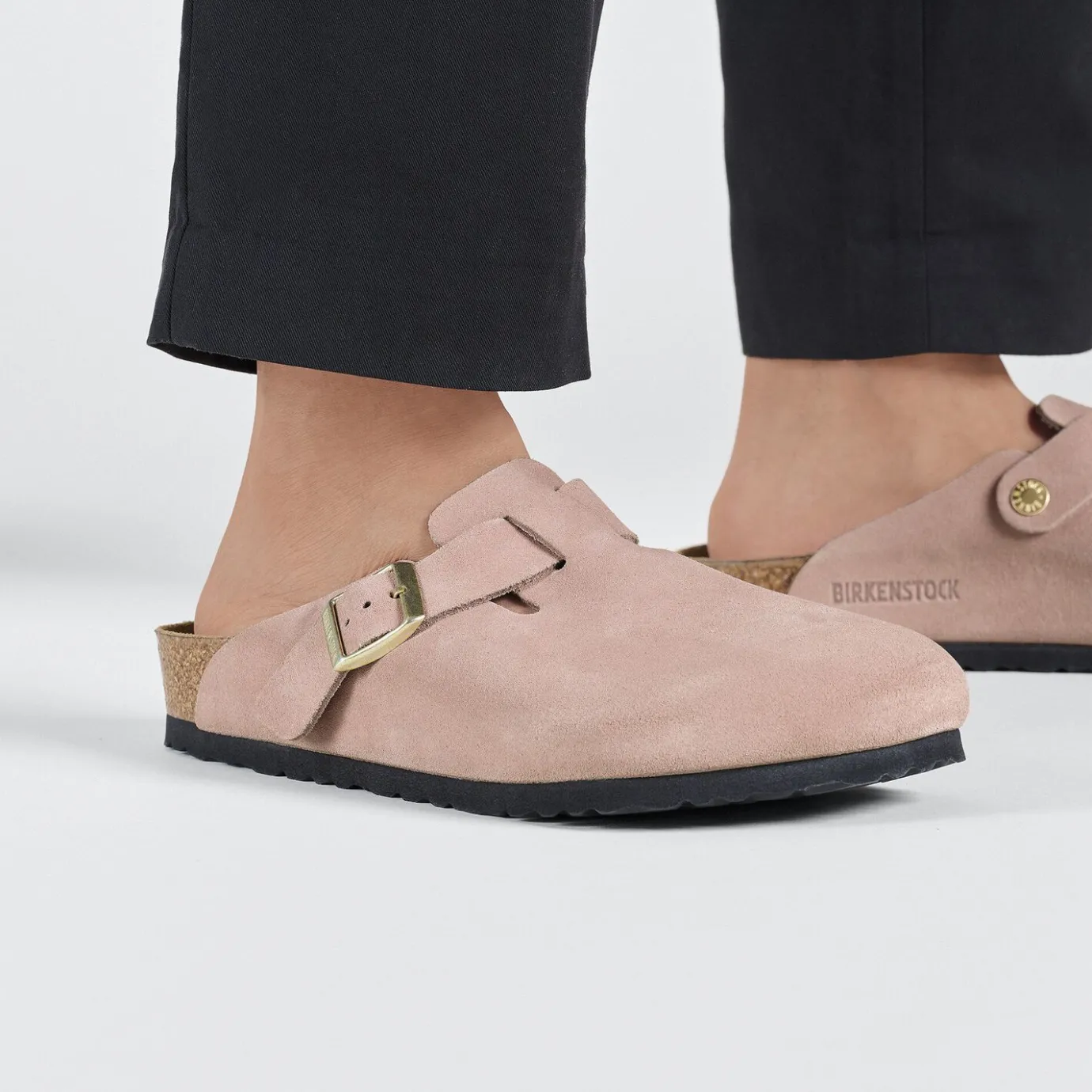 Birkenstock Clogs<Boston Light Rose