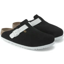 Birkenstock Clogs<Boston Black White