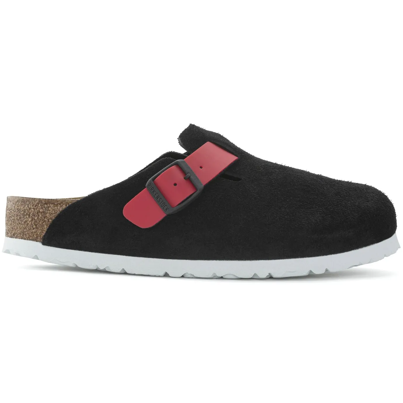 Birkenstock Clogs<Boston Black / Active Red
