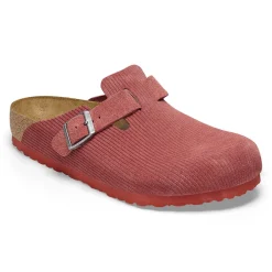 Birkenstock Clogs<Boston Corduroy Sienna Red