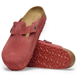 Birkenstock Clogs<Boston Corduroy Sienna Red