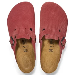 Birkenstock Clogs<Boston Corduroy Sienna Red