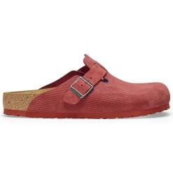 Birkenstock Clogs<Boston Corduroy Sienna Red