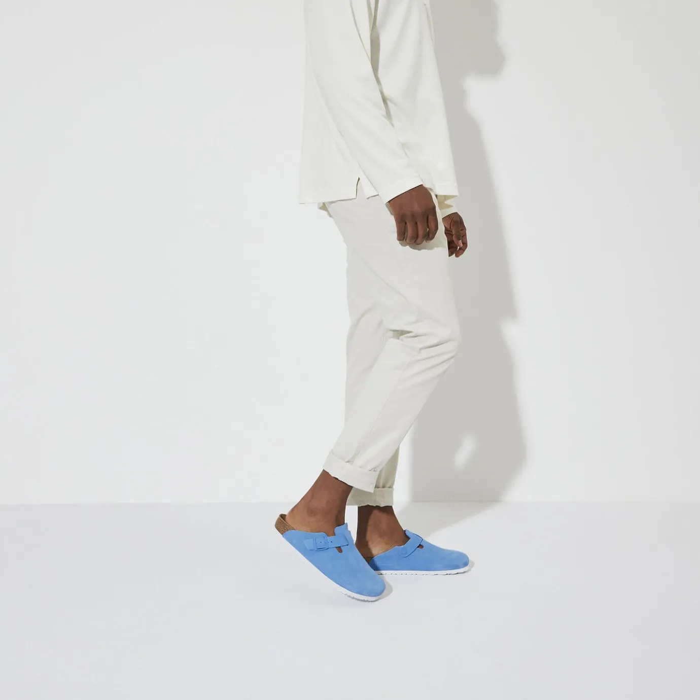 Birkenstock Clogs<Boston Blau