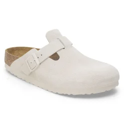 Birkenstock Clogs<Boston Antique White