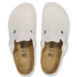 Birkenstock Clogs<Boston Antique White