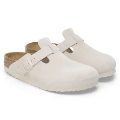 Birkenstock Clogs<Boston Antique White