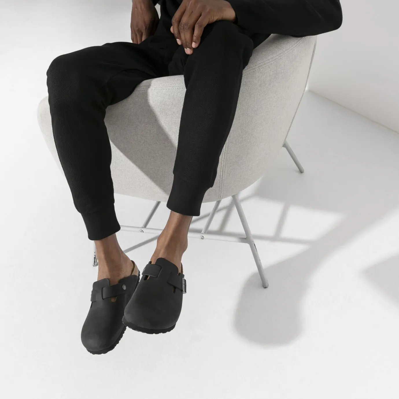 Birkenstock Clogs<Boston Black