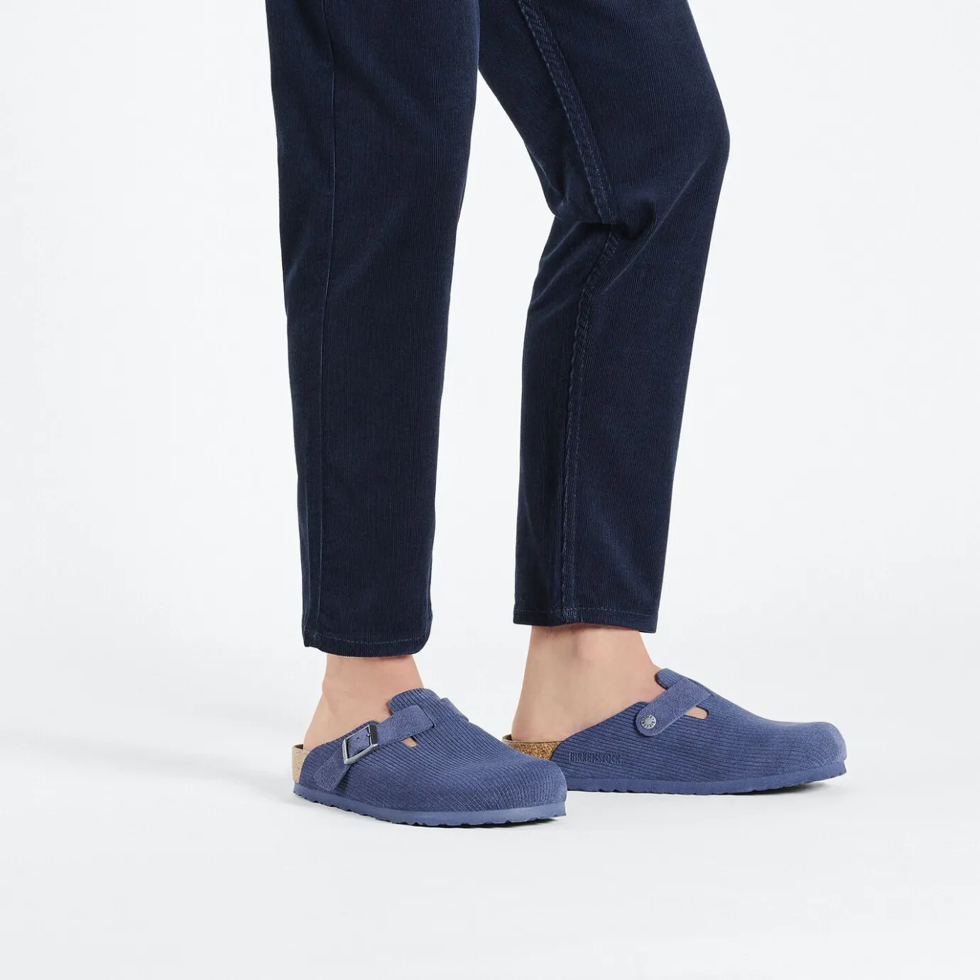 Birkenstock Clogs<Boston Corduroy Indigo