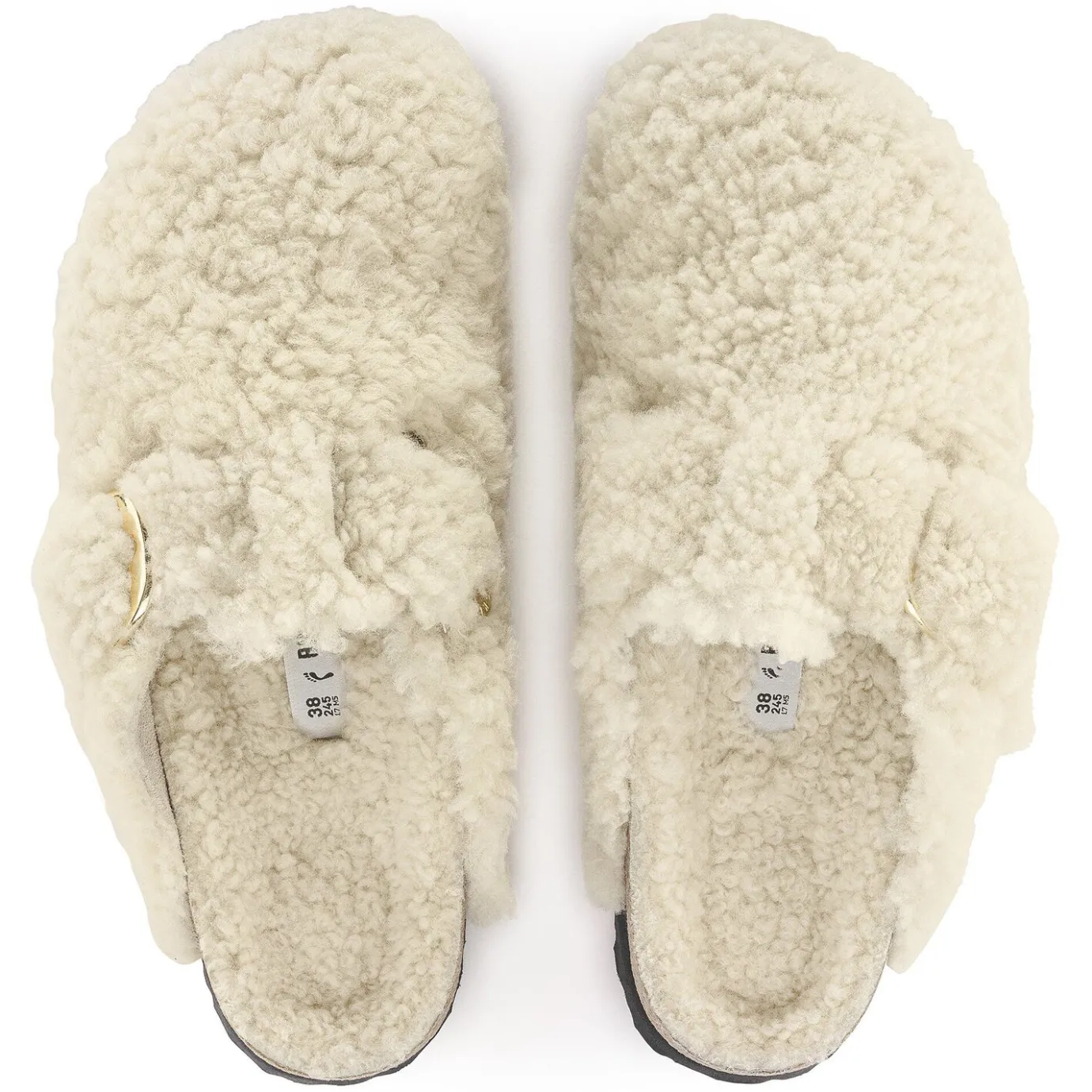 Birkenstock Clogs<Boston Big Buckle Eggshell