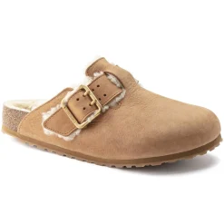 Birkenstock Clogs<Boston Bold Shearling Cognac