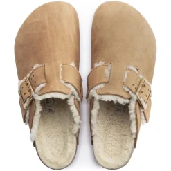 Birkenstock Clogs<Boston Bold Shearling Cognac